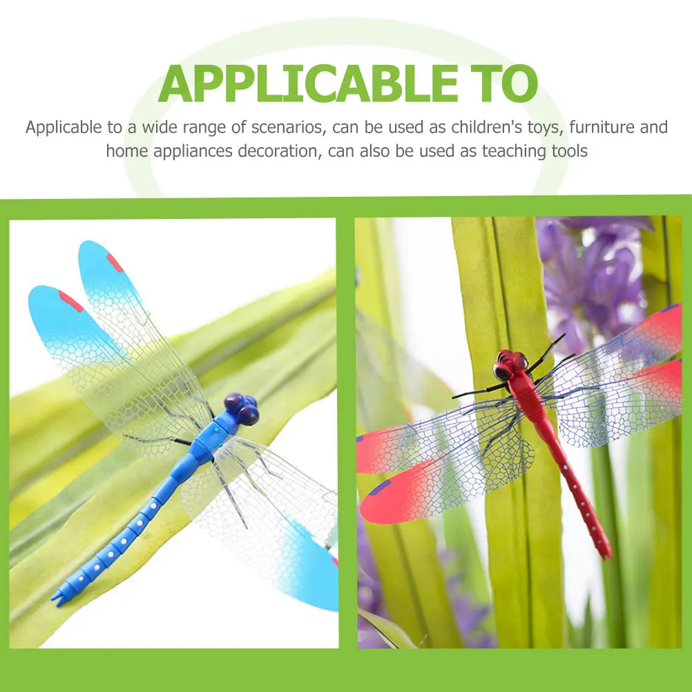 

Creative 16Pcs Dragonfly Decoration Curtain Props Removable Home Art Decor Accessories