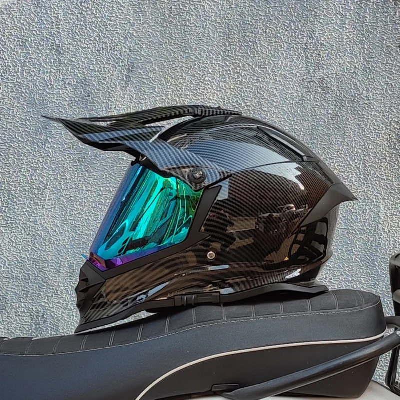 WLT-casco de motocicleta de cara completa ABS, todoterreno, profesional, de carreras de rally, DH, para descenso, DOT