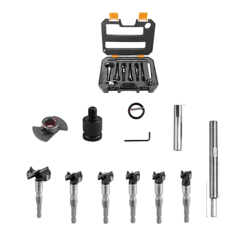 

Деревянный набор из дерева буровой бит для лиственных пород и хвостовик точный режущий инструмент и организаторы коробки