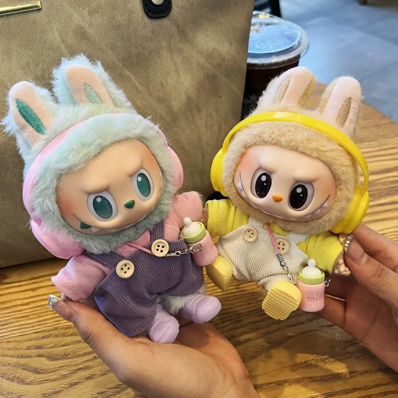 

Bottle Overalls Camera Outfit for Labubu 3.0 1.0 2.0 Generation Vinyl Figure Clothes Only No Doll Changeable Accessories