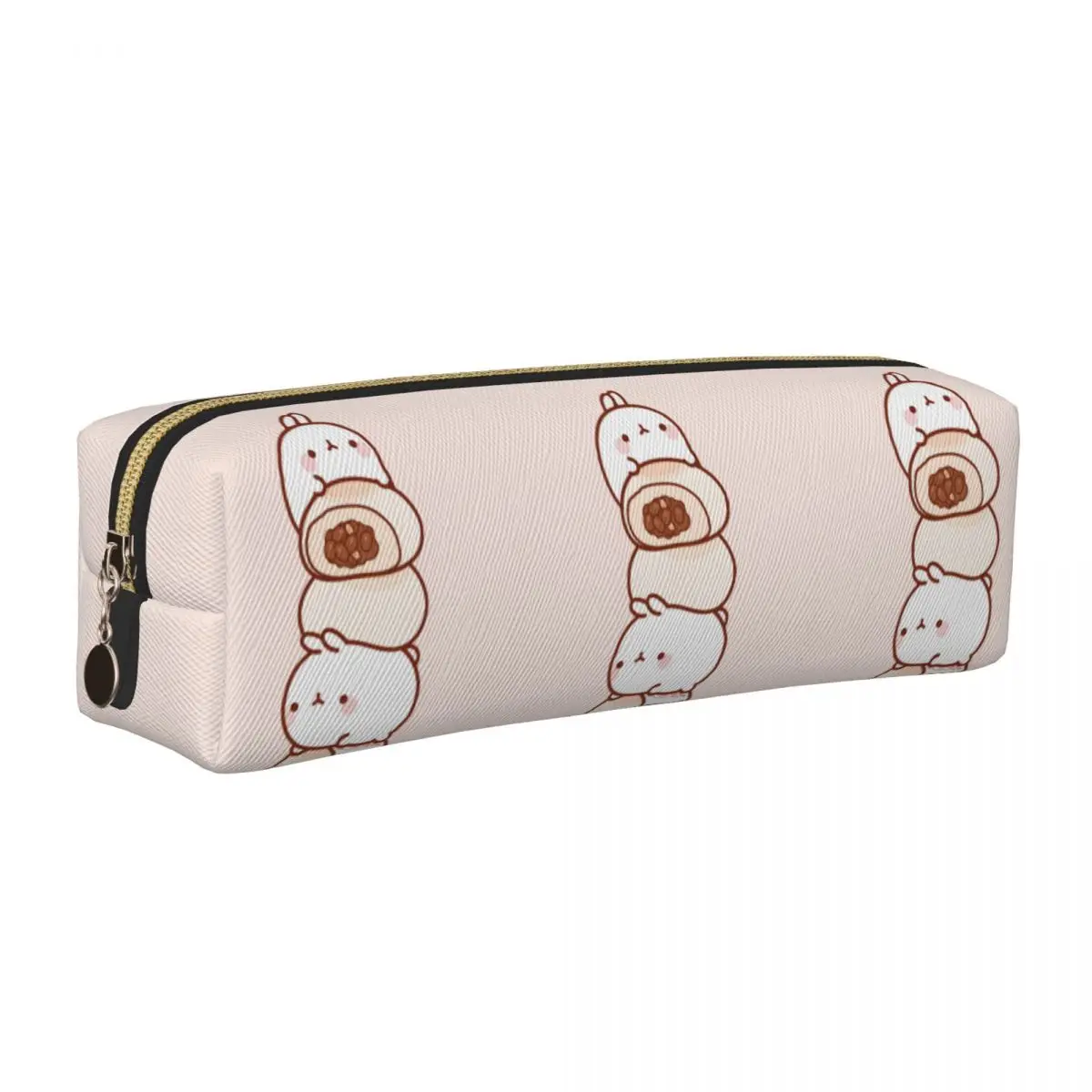 Cartoon M-Molangs Pencil Cases Pen Box Pencil Bags Girl Boy Students School Gift Pencil Box
