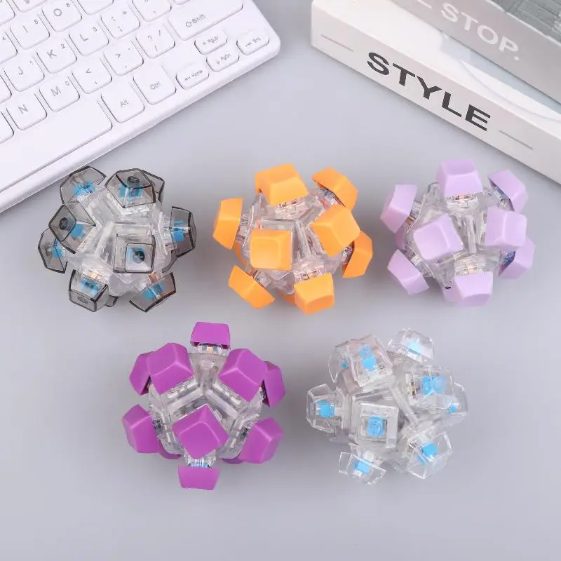 Lichtgevende toetsenbordtestschakelaar Drukverlagende pers 12-toetsen Toetsenbordas Tester Druk op Stress Fidget-speelgoed