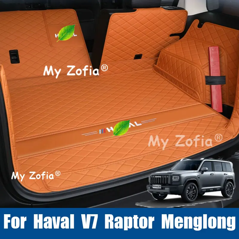 Auto Carpet Interior Modification Full enclosure trunk pad car trunk pad Accessories For Haval V7 Raptor Menglong 2025 2026