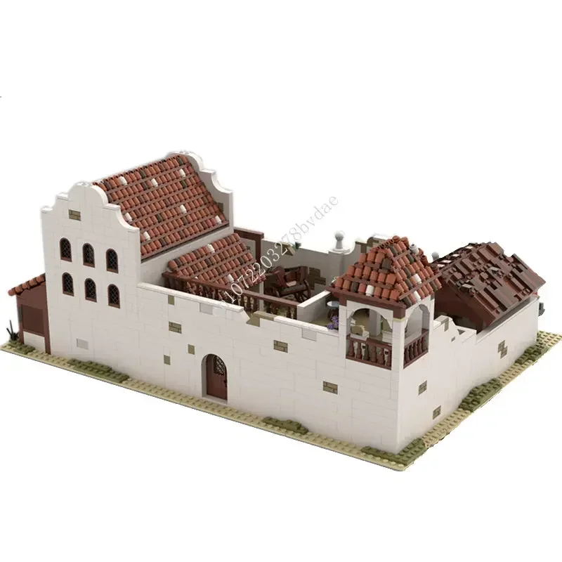 Bloques de construcción MOC para niños, juguete de ladrillos para armar Castillo de Ciudad Vieja, serie TECHNIC Architecture, ideal para regalo, código 3583, compatible con