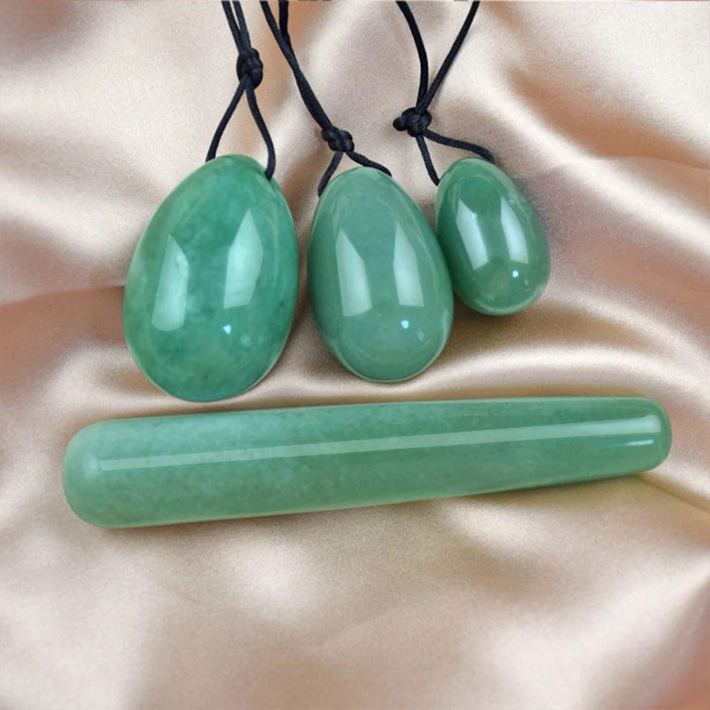 Vaginal Egg Massage Ball Jade Decor 4 In 1 Healing Stone Exquisite Smooth Attractive Ore Mineral Energy