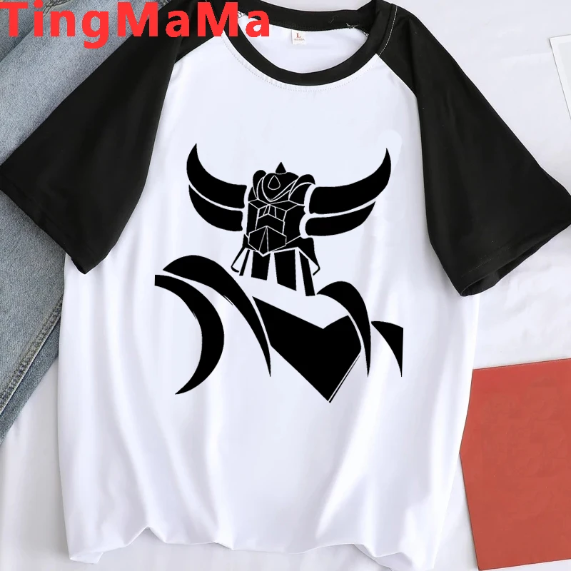 Hot Goldorak T Shirt Men Japanese Anime Mazinger Grendizer T-Shirt Great UFO Robot Tee Shirt Short-Sleeve Graphic Tshirt Male