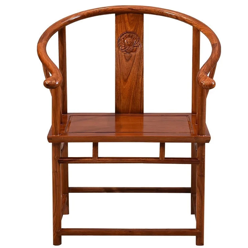 

Chinese solid wood chair, rosewood chair, antique three-piece set
