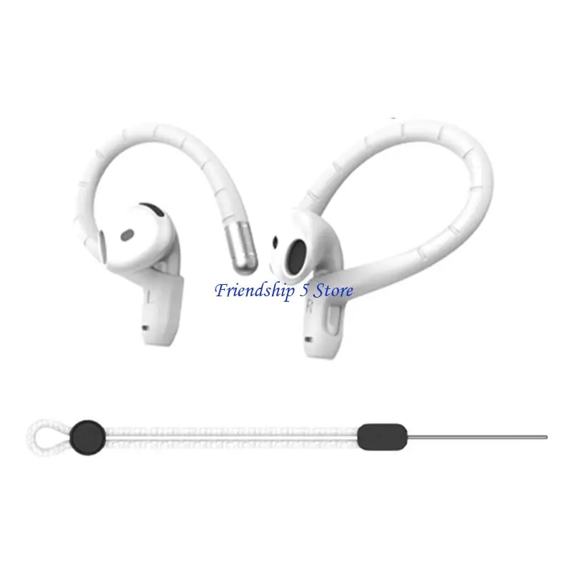 T8WC 안티 슬립 실리콘 이어 그립 활동 라이프 스타일을위한 인체 공학적 디자인 도구없이 쉬운 설치 땀 방지 액세서리