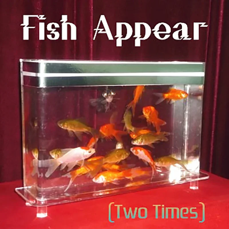 Fish Appear (Two Times) Magic Tricks Fish Appearing in Empty Tank Twice Magia Magician Stage Illusions Gimmicks Mentalism Props