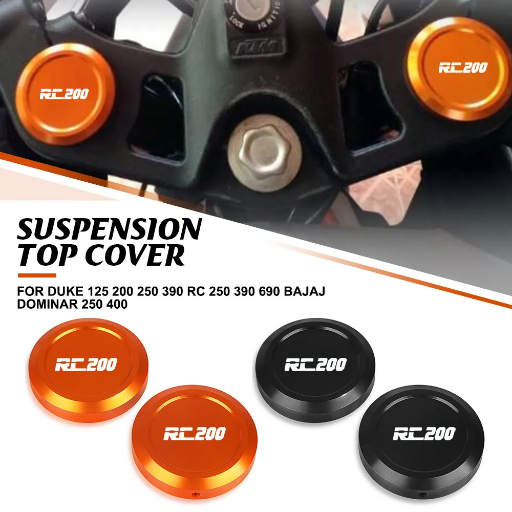 

For DUKE 125 200 250 390 RC 250 390 690 Bajaj Dominar 250 400 Motorcycle CNC Aluminum Front Fork Shock Absorber Suspension Cover