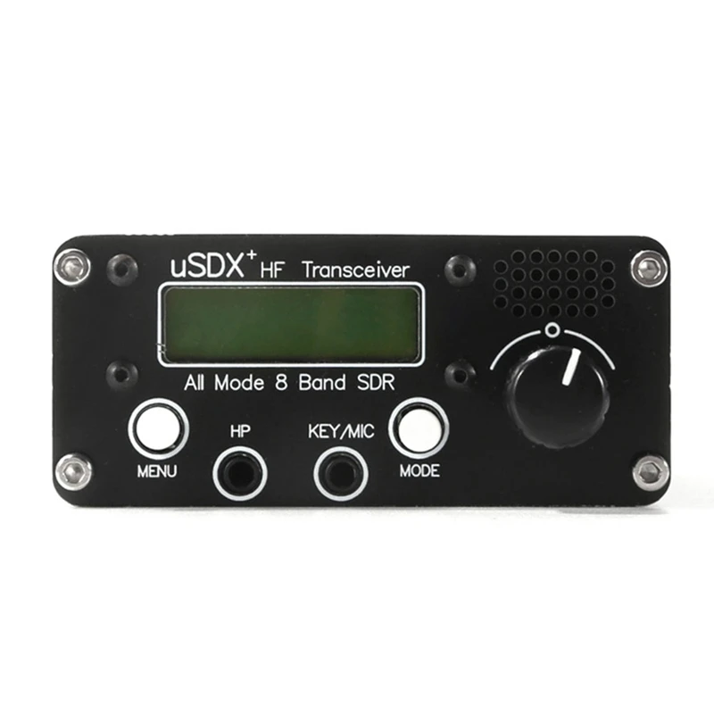 スピーカー付きLCDトランシーバー,マイク付きHfトランシーバー,usdr usdx v2, 8バンド,sdr, ssb, qrp