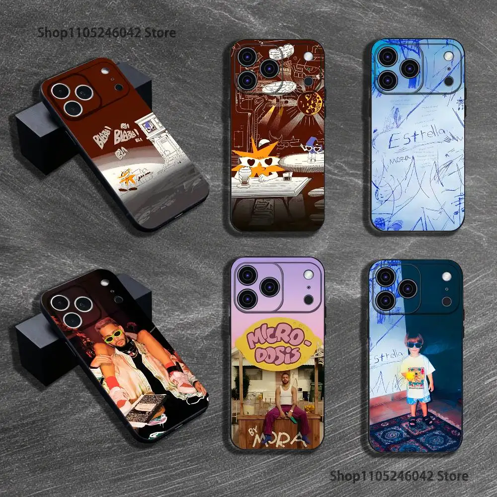 

Singer M-Mora Estrella Phone Case For iPhone 17,16,15,14,13,12,11,Pro,XS,Max,XR,Plus,E,SE4,Mini Black Shockproof Soft Cover