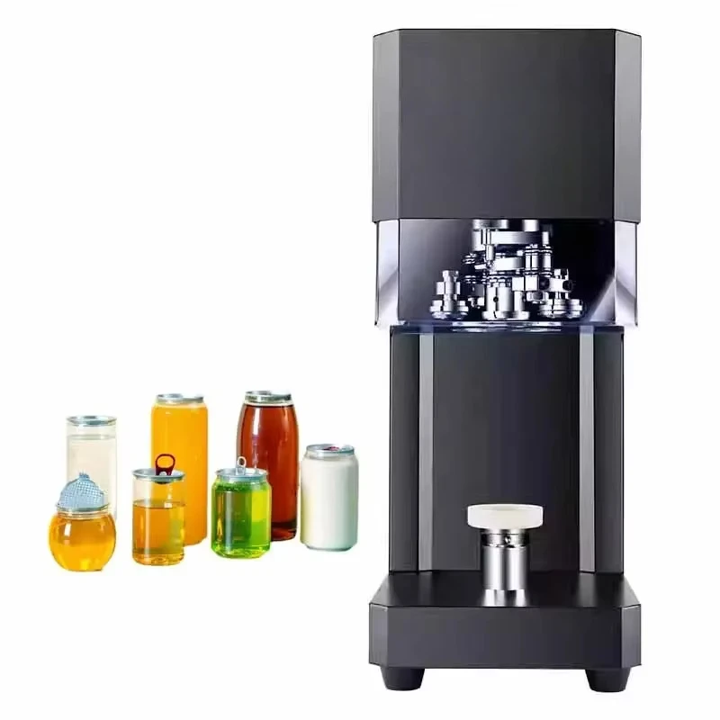 

Automatic tank sealing machine Quick sealing milk tea beer coffee can sealing machine
