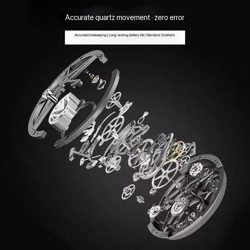 Relógio masculino simples e moderno de quartzo