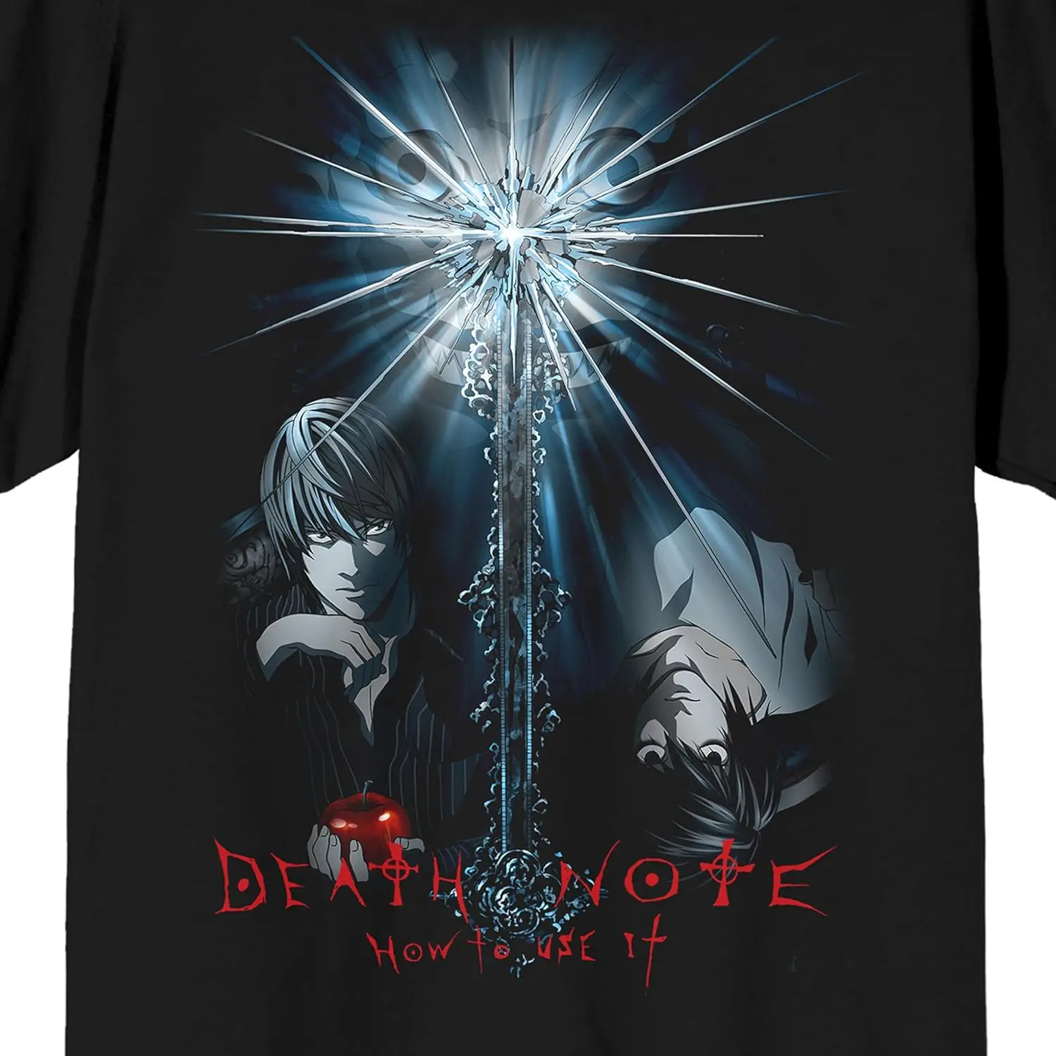 Bioworld Death Note Men's Black Short Sleeve Tee