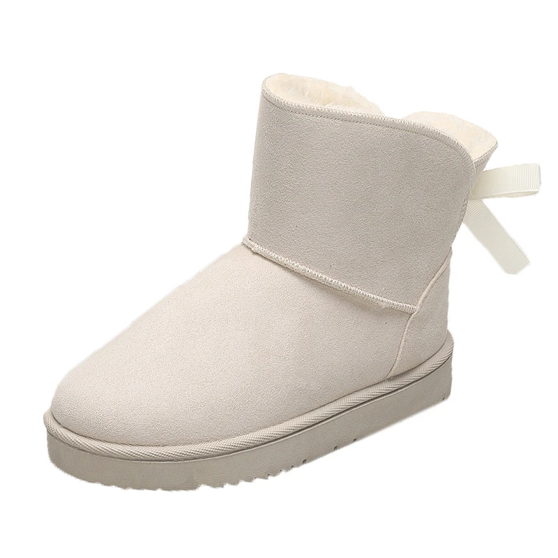 أحذية الثلوج النسائية 2026 الشتاء مريحة سميكة سوليد الأحذية العصرية القوس مصمم مكتب المشي موضة الأحذية النسائية حجم كبير #2
