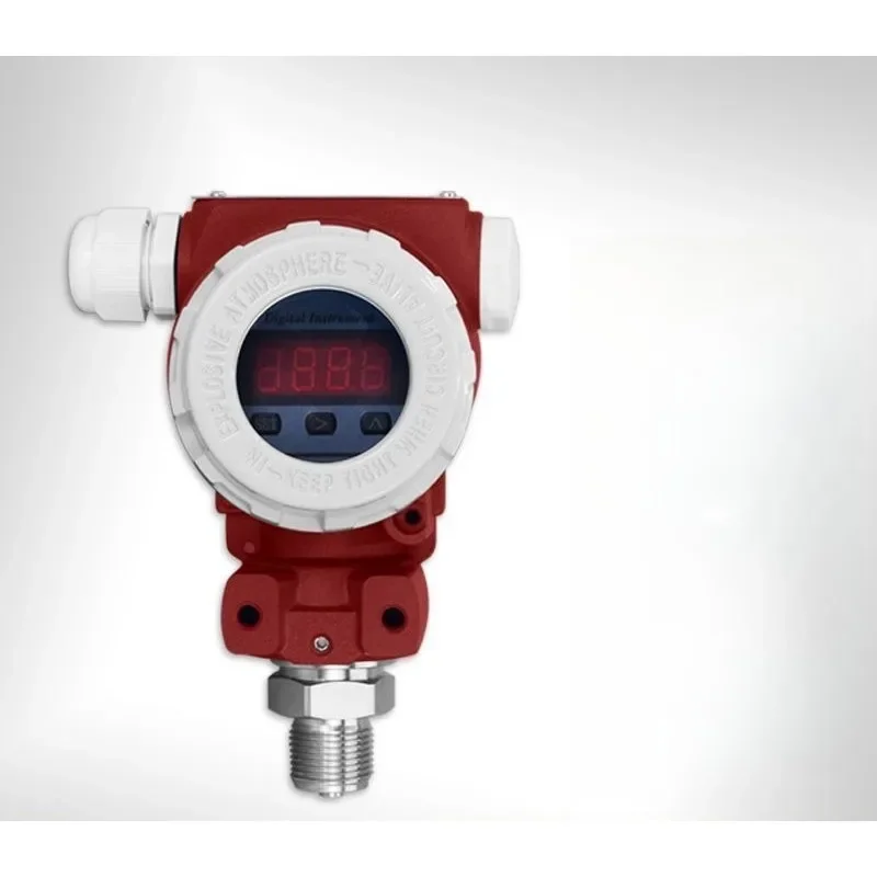 Explosion-proof diffusion silicon sensor LCD digital display high-precision oil/gas/water pressure hammer type