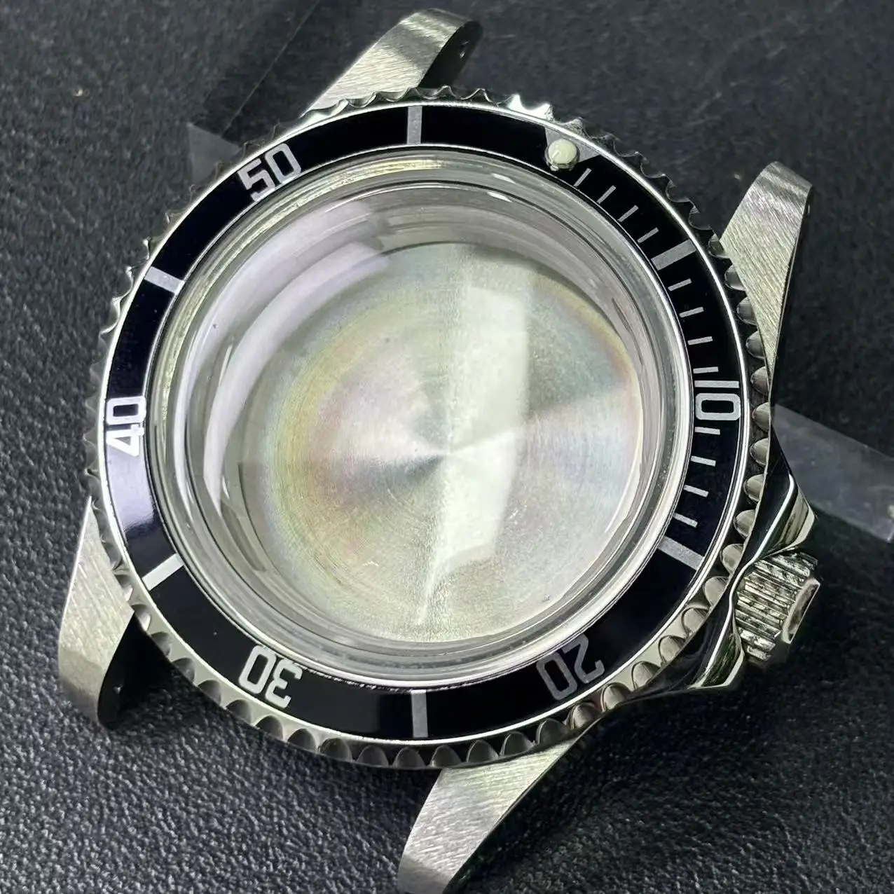 

Корпус для часов 39,5 мм NH34/NH35, винтажный дизайн, куполообразное акриловое стекло, для механизмов Seiko NH35/NH34, для ретро-часов Submariner.