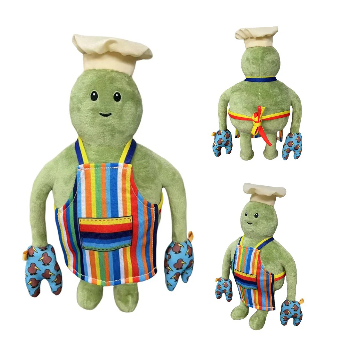 أنيمي صغير الشيف تظهر ألعاب من نسيج مخملي الكرتون الرسوم المتحركة محشوة دمية يرتدي المئزر جمع بلوشي لعبة طفل هدايا عيد الميلاد عيد الميلاد