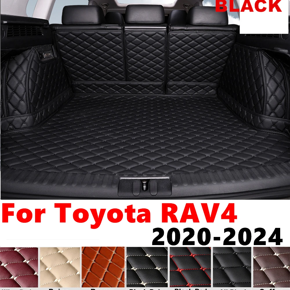 Full Set XPE Car Rear trunk mat for Toyota RAV4 2024 2023 2022 2021 2020 Cargo Liner Protect Cover Boot luggage Pad Carpet Parts