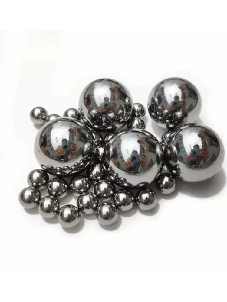 1-100pcs Solid Iron Ball Without Quenching Q235 Carbon Steel High Quality Smooth Iron Bead 7/8/9/10/11/12/12.7/14/15/16/17-80mm