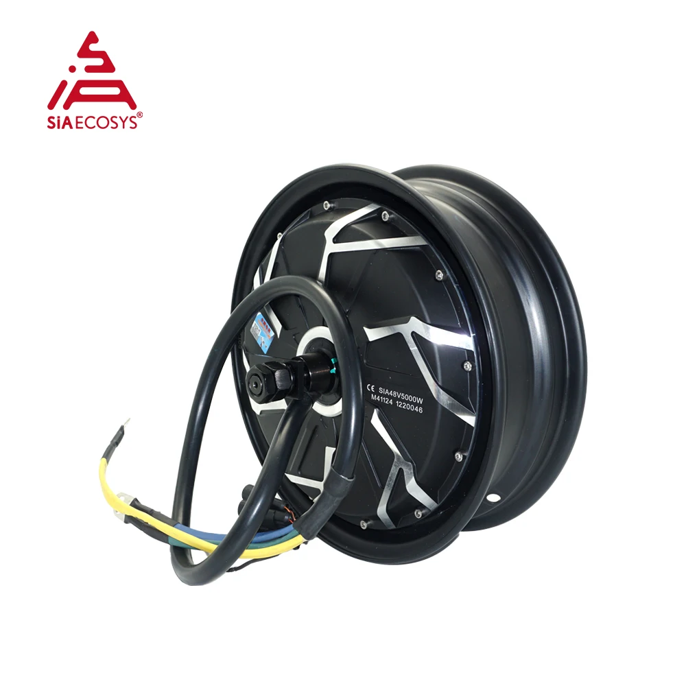 A Clearing Sale!QS Motor 12*3.5inch 5000W V4 48V 100kph 72V 150kph Hub Motor for Electric Motorcycle