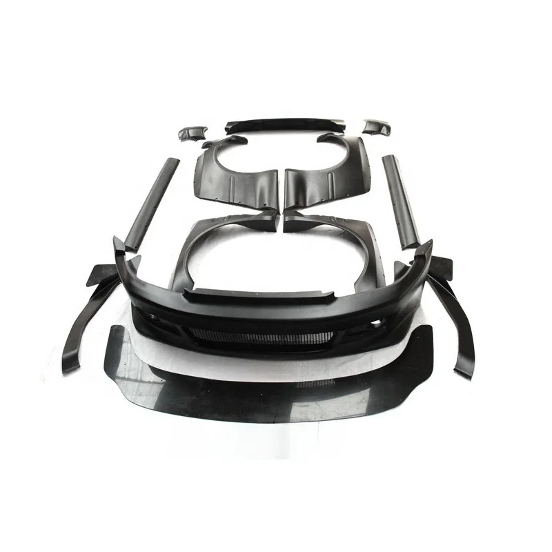 High Quality FRP Fiberglass PD Style Body Kit Bumper Lip Fender Side Skirt Spoiler Wing Exterior Tuning Parts
