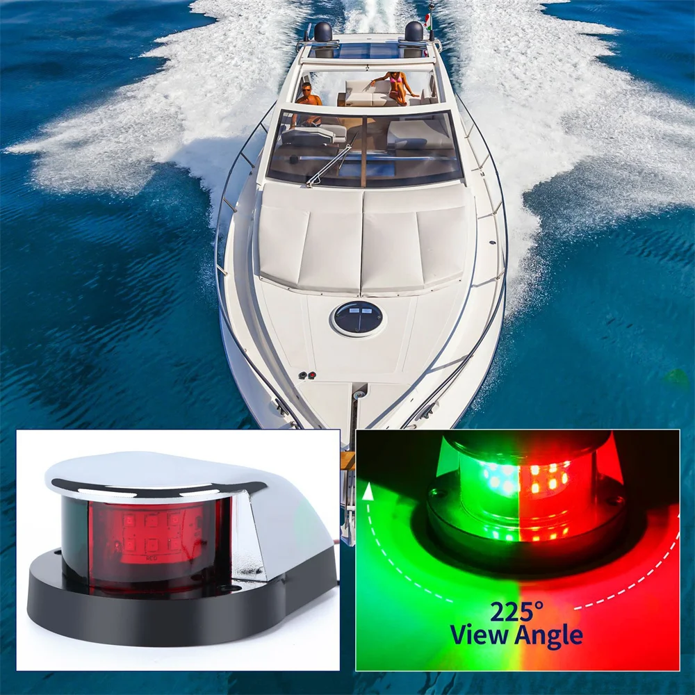 LED Navigation Sailing Light Boat Light Red Green Boat Light