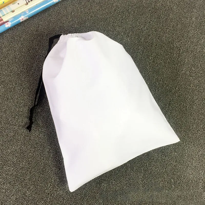 100% Cotton Jewelry Packaging Ribbon White Drawstring Bag for Wedding Favor Bags Personalized Custom Logo Chic Small Pouch 50pcs