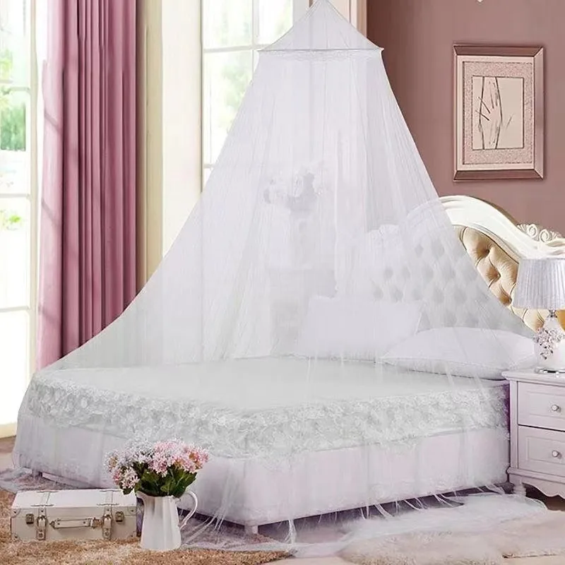 1pc Summer Hung Dome Mosquito Net For Fabric Home Bedroom Adults Hanging Decor Double Bed Summer Polyester Mesh