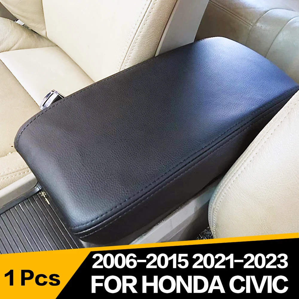 1Pcs Car Armrests Box Cover Interior Decoration Accessories For For Honda Civic 8Th 9Th 11Th Gen 2006 - 2013 2014 2015 2022 2023