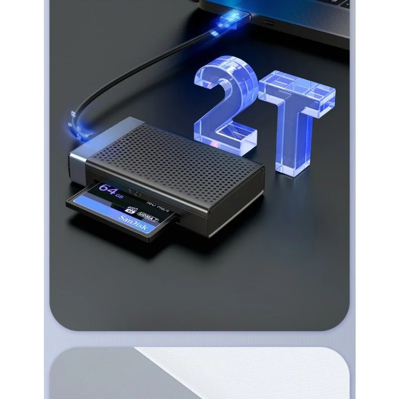 SD/TF/CF Card Reader - Multi-in-1 USB Type C Memory Card Adapter for Phone Camera Computer