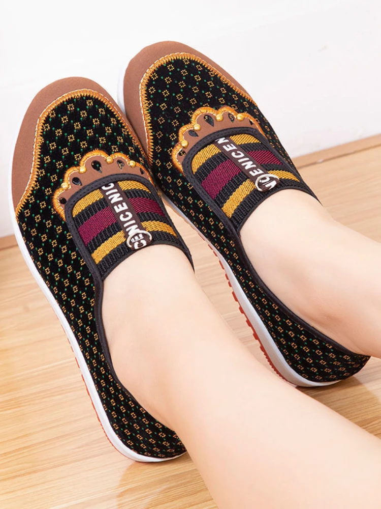 Fashion Spring and Autumn Woman High Quality Sports Shoes Women\'s Soft Bottom Non-slip Shoes Flat Casual Flats Shoes 2023