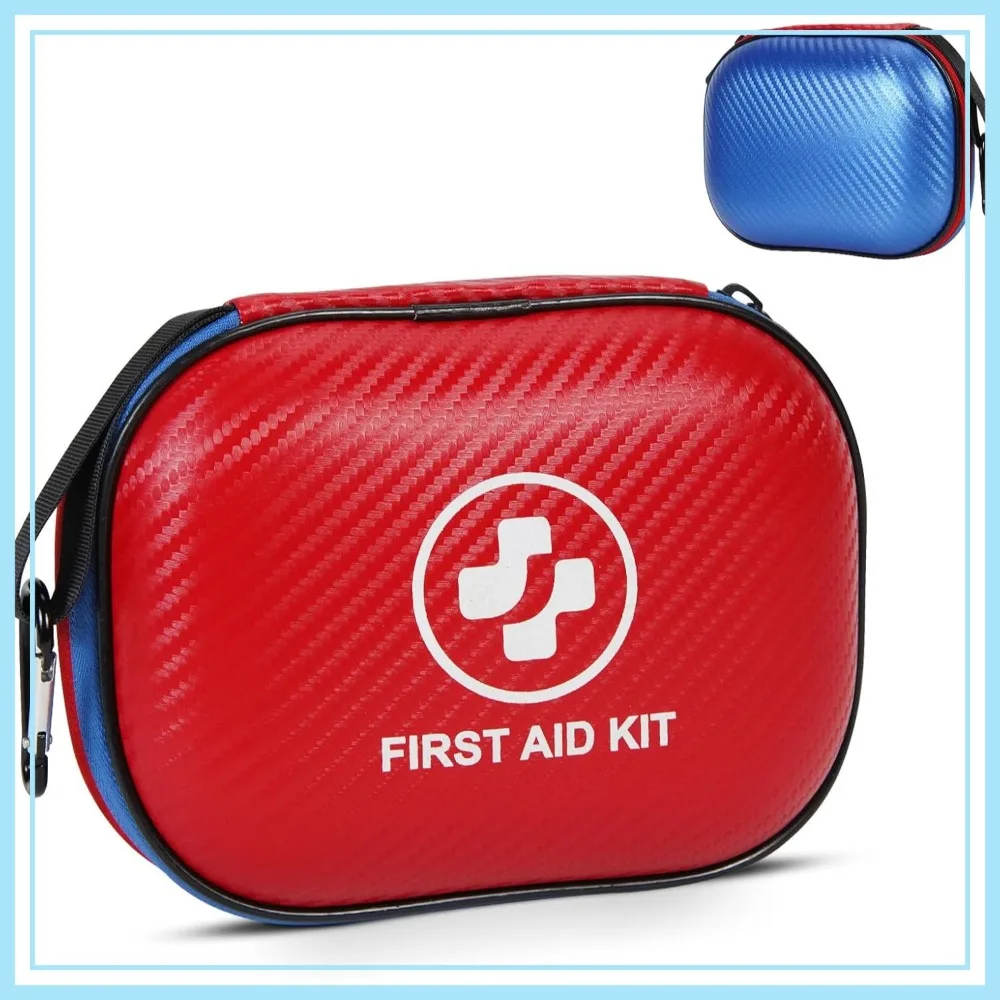

185-Piece First Aid Kit, Waterproof Emergency Supplies for Home, Car, Travel & Outdoor - Portable Hard Case