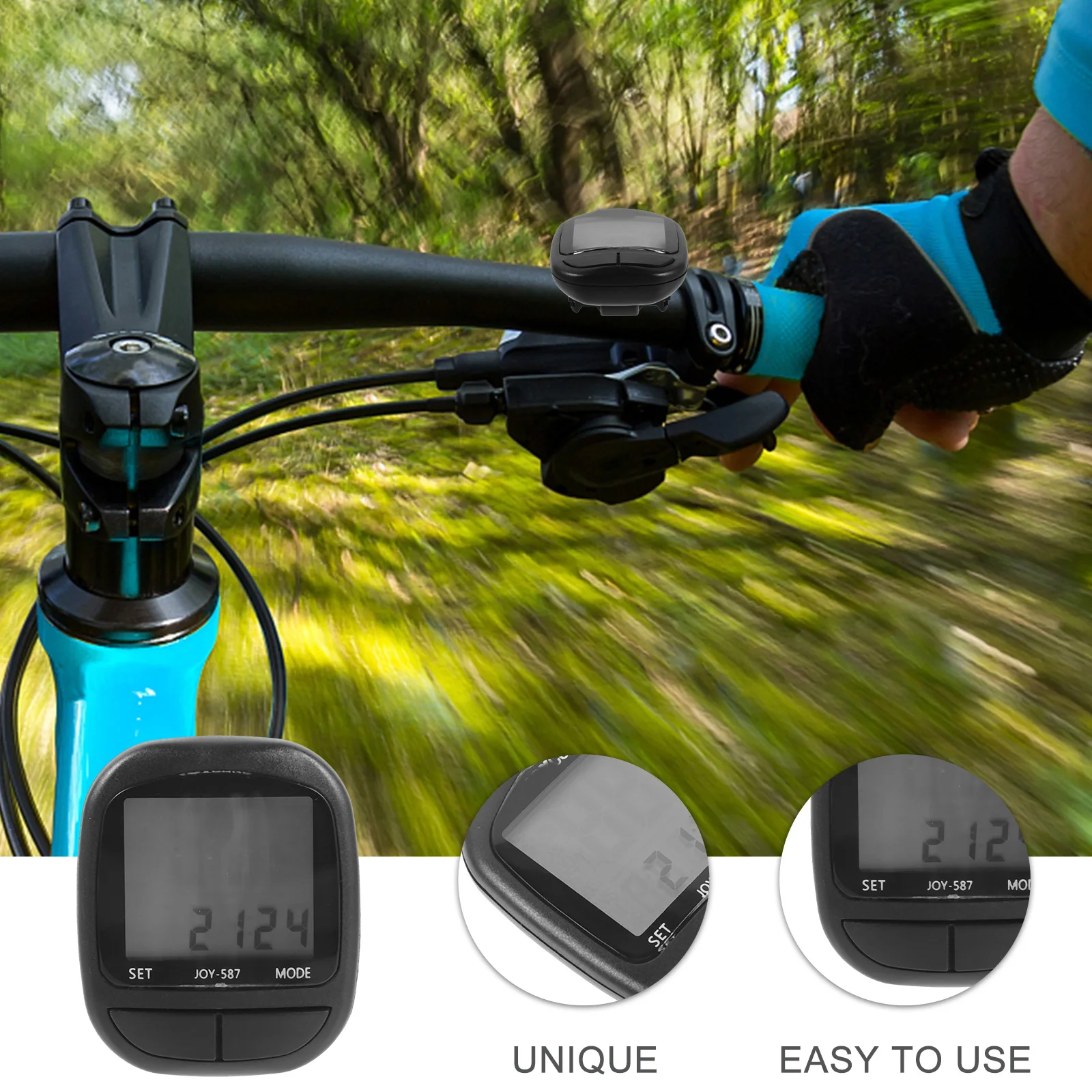 

1 pc Durable Lightweight Digital Speedometer Odometer Code Table For Bike Cycling Stopwatch Meter Black Mountain Road Bike