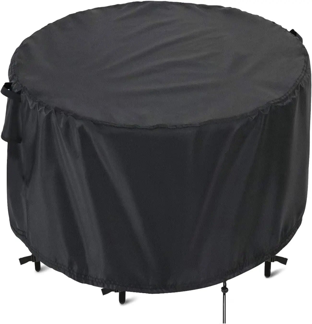 

Waterproof Round Patio Table Cover 54 Inch Heavy Duty Outdoor All Weather Resistant for Dining & Coffee Table