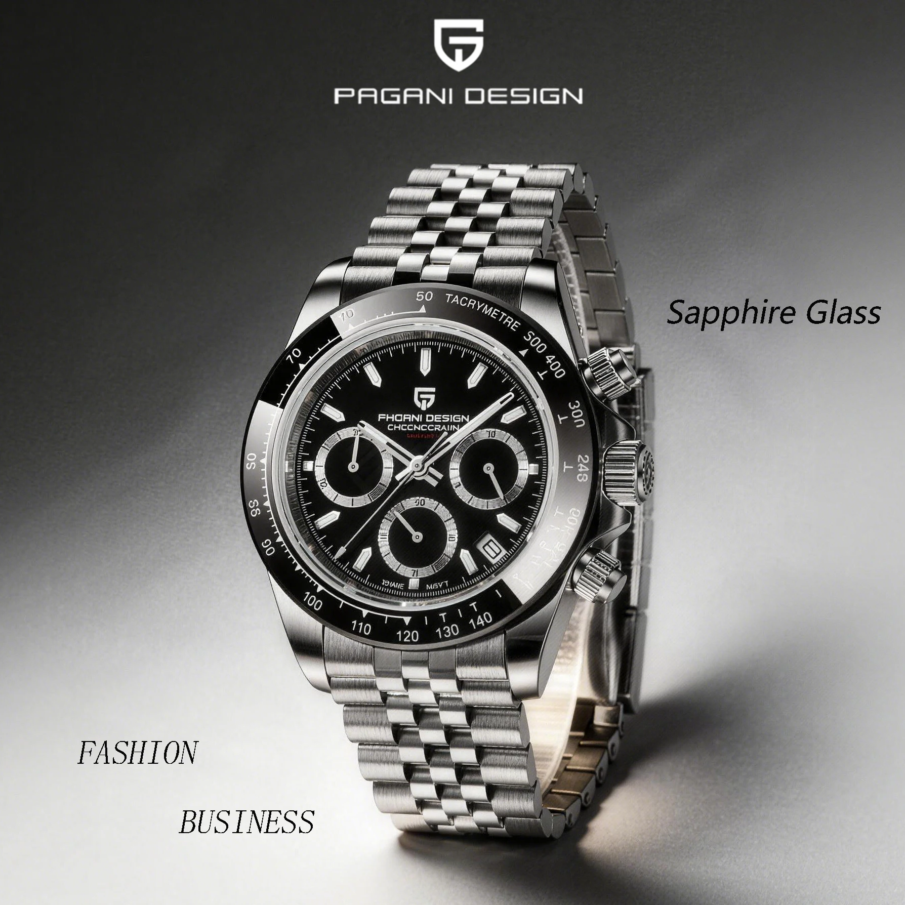 PAGANI Design 2026 New Mens Quartz Watch Business Casual Sports Style Calendar Chronograph Japan VK63 Movement Water Resistant