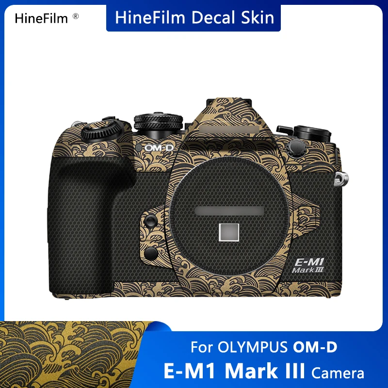 

Hinefilm Skin for Olympus E-M1 M3 Camera Sticker Decal Skin Wrap Cover for Olympus OM-D E-M1 Mark III Camera Premium Wraps Film