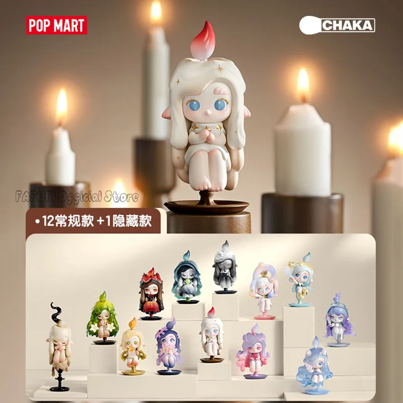 

Popmart Chaka Light Sprite Series Blind Box Guess Bag Mystery Box Toys Doll Cute Anime Figure Desktop Ornaments Gift Collection