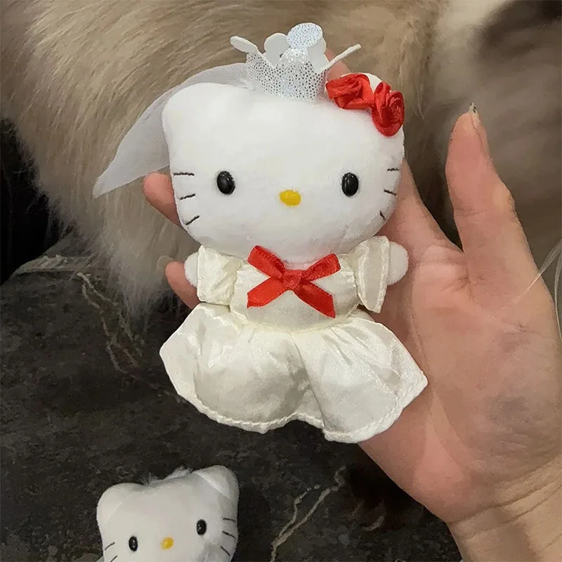Hello Kitty Wedding Plush Keychain Gift