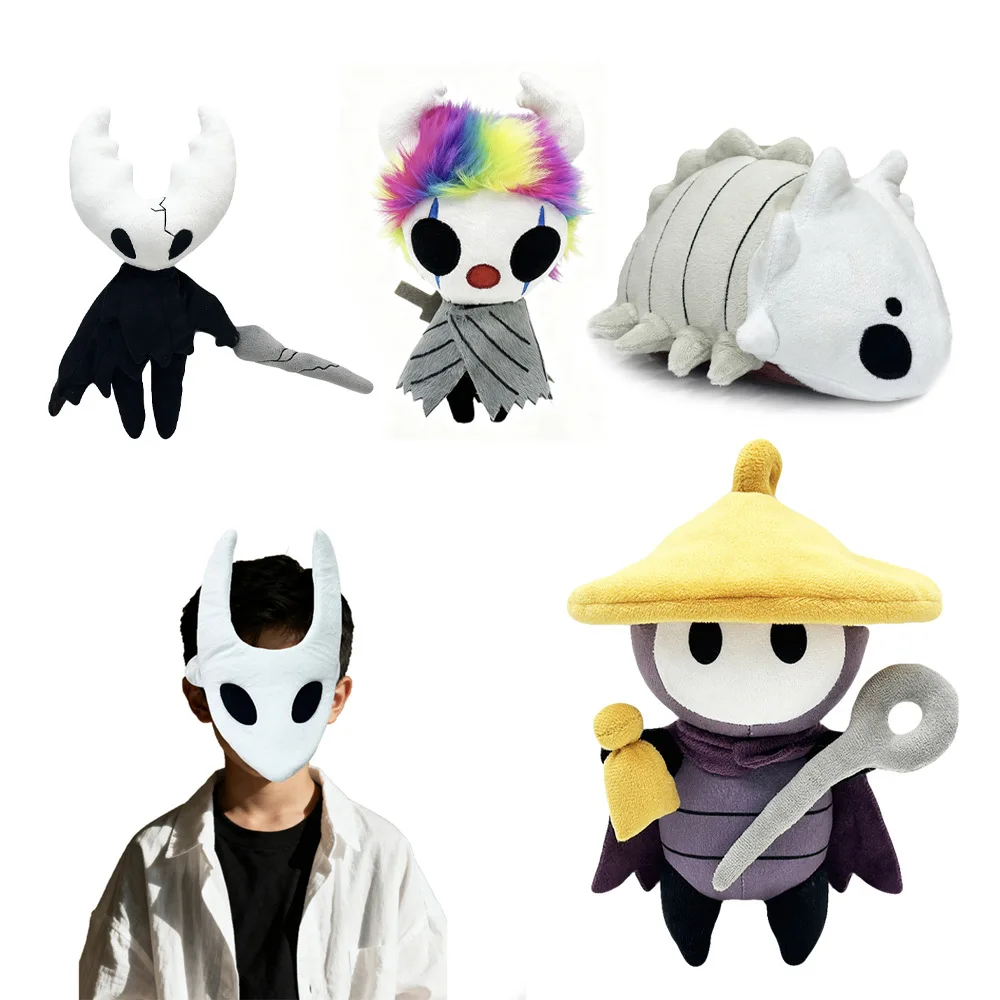 18cm-27cm Hollow Knight Plüschtiere, Hollow Knight Stoffpuppen, Kinderspielzeug, Geburtstags- und Feiertagsgeschenke für Halloween