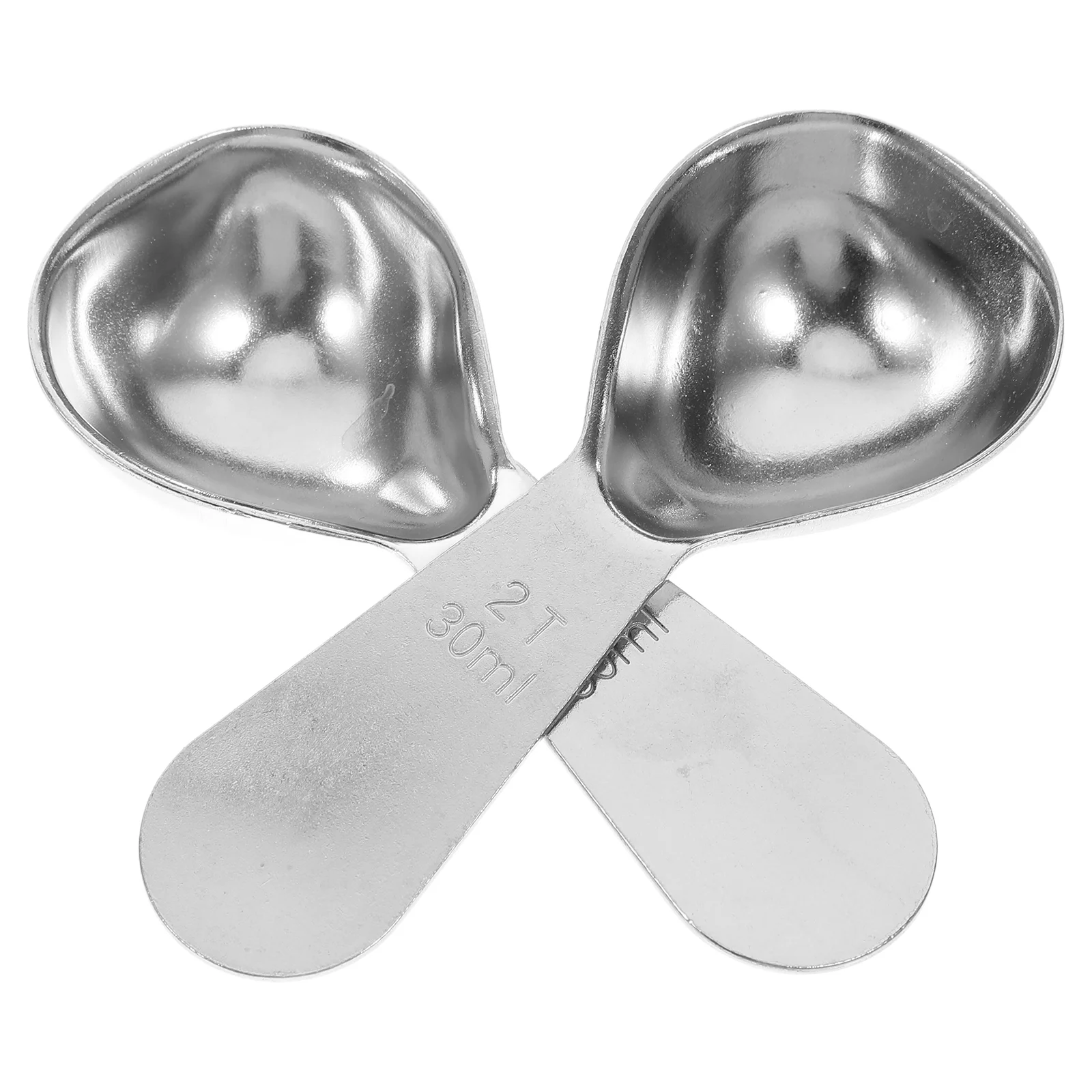 

2 Pcs Coffee Measuring Spoon Bean Cup Measure Cups Scoops Short Handle Laundry Scooper
