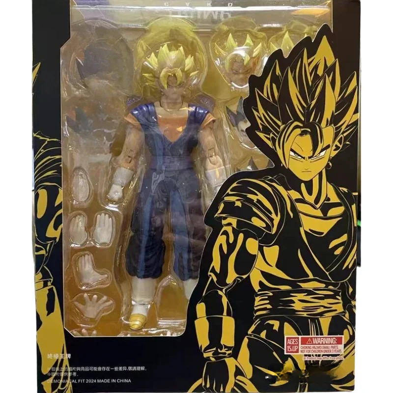 

Demoniacal Fit Dragon Ball Z Vegetto Action Figure SHF Super Saiyan SSJ Card Vegetto Son Goku Vegeta Anime Model Collection Toys