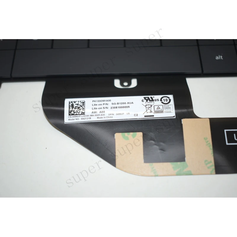 S+   New Internal US Backlit Keyboard SN2121B For Dell XPS 13 Plus 9320 Laptop 049NVP