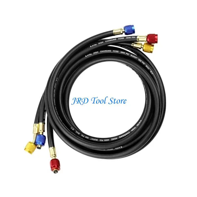 A2UD Refrigeration Manifolds Hose Set Valves HVAC Service R410A R404A