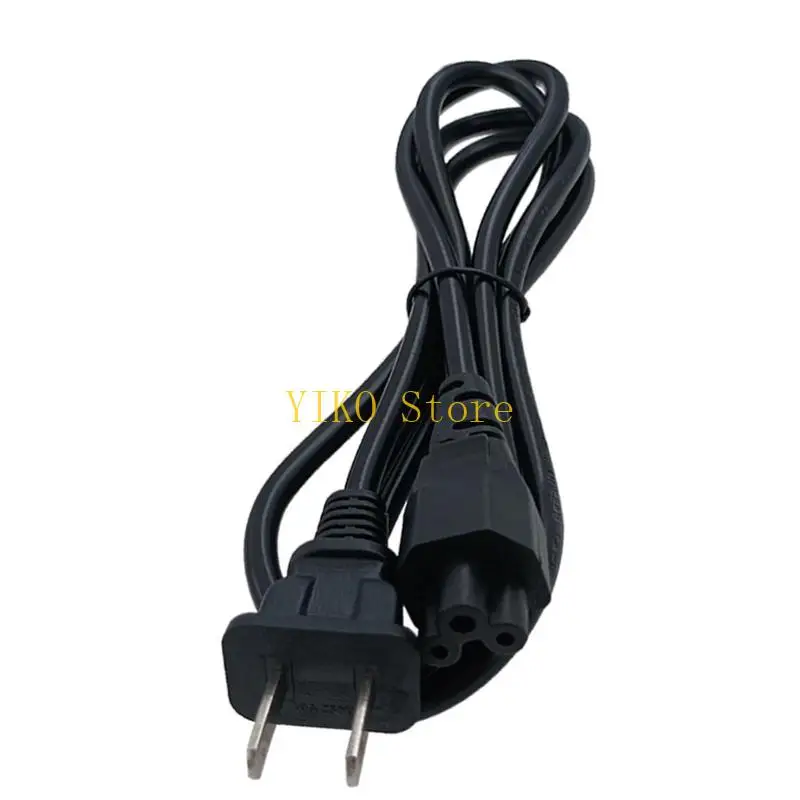K32C 2 Prong Laptop Power Cord Compatibility Fast Charging Solution Flexible Cable