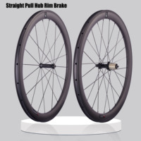 CSC 700C Road Carbon Wheels Rim Brake UD Finish UCI Quality Carbon Rim 38/50/60mm Deep Tubeless Ready 25mm width Racing Wheelset