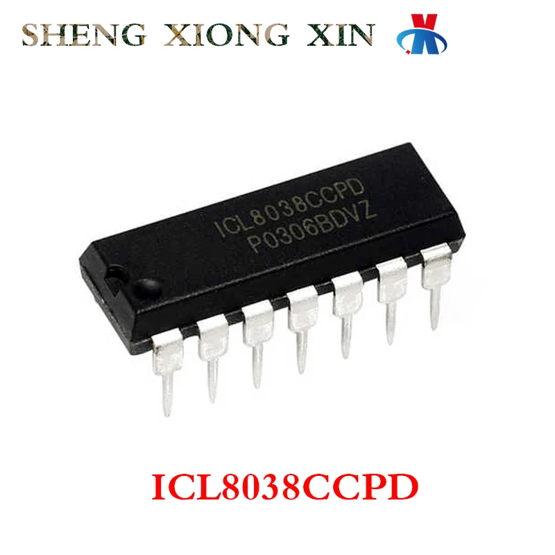 5pcs/Lot 100% New ICL8038CCPD DIP-14 Waveform Generator ICL8038 8038 Integrated Circuit