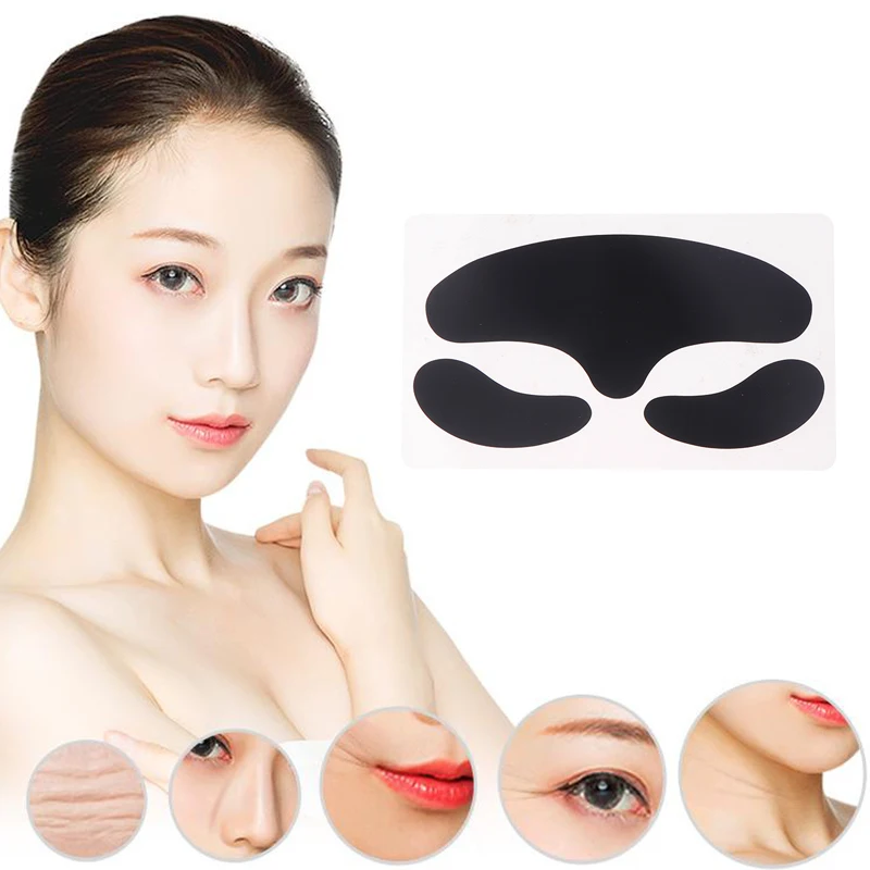 New Reusable Eye Pads Forehead Stickers Silicone Stripe Lash Lift Eyelash Extension Hydrogel Patches Under Eye Gel Patch Makeup