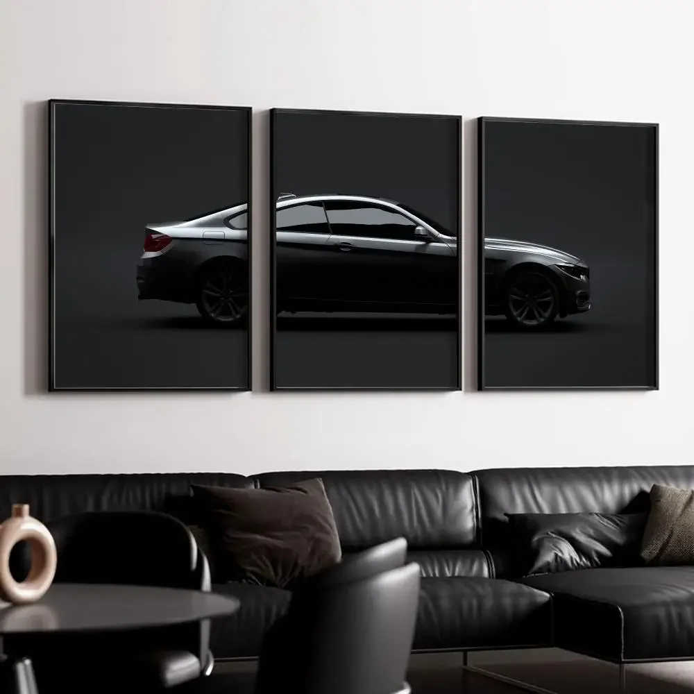 G-G22 Sports Coupe Painting Calligraphy Canvas Wall Art Poster Set for Bedroom Living Room Home Decor Prints Gift